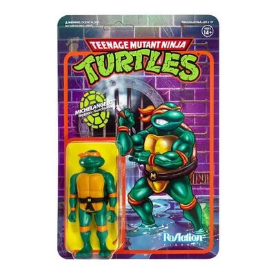 Super7 - Teenage Mutant Ninja Turtles ReAction Figure Wave 1 - Michelangelo