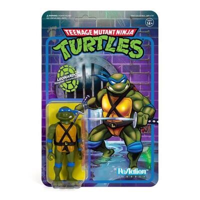 Super7 - Teenage Mutant Ninja Turtles ReAction Figure Wave 1 - Leonardo
