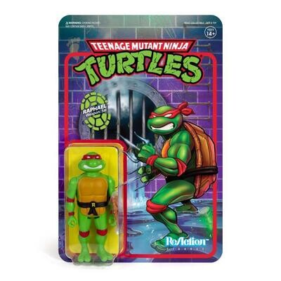 Super7 - Teenage Mutant Ninja Turtles ReAction Figure Wave 1 - Raphael