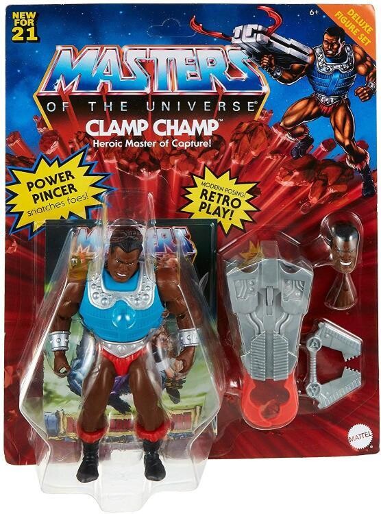 Masters of the Universe Origins DELUXE Wave 3:  Clamp Champ Action Figure (VARIED EU/US CARD)