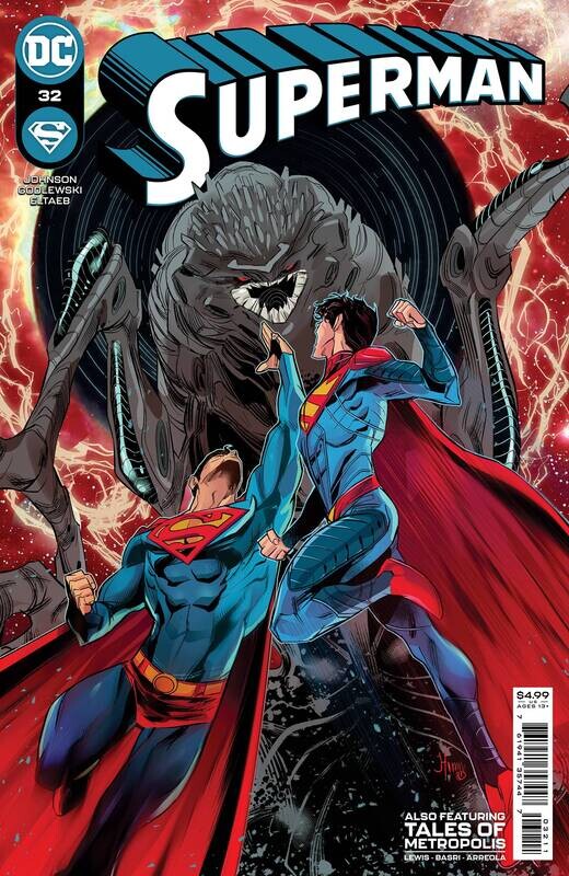 SUPERMAN #32 CVR A TIMMS
DC COMICS
(23rd June 2021)