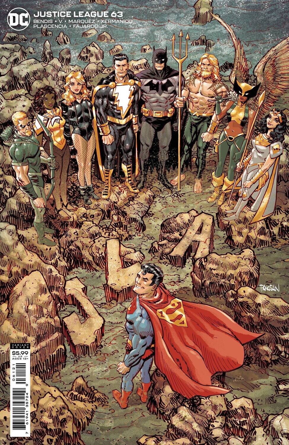 JUSTICE LEAGUE #63 CVR B CARDSTOCK PANOSIAN
DC COMICS
(23rd June 2021)