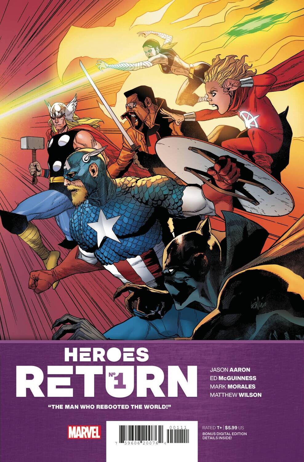 HEROES RETURN #1
MARVEL COMICS
(23rd June 2021)