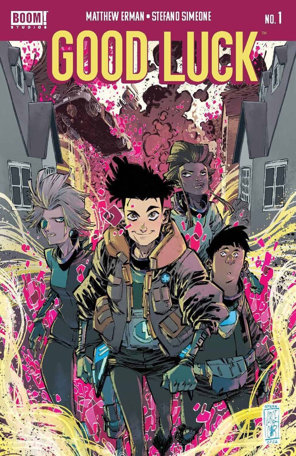 GOOD LUCK #1 (OF 5) CVR A CORONA & PAREL INTERMIX
BOOM! STUDIOS COMICS
(23rd June 2021)
