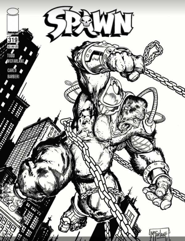 Spawn #319 Cover D McFarlane B&W Variant IMAGE COMICS (30th June 2021)