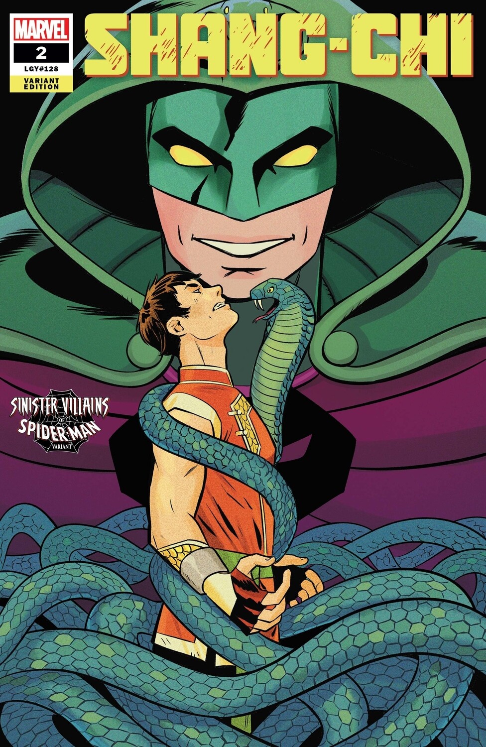 SHANG-CHI #2 BUSTOS SPIDER-MAN VILLAINS VAR
MARVEL COMICS
(30th June 2021)