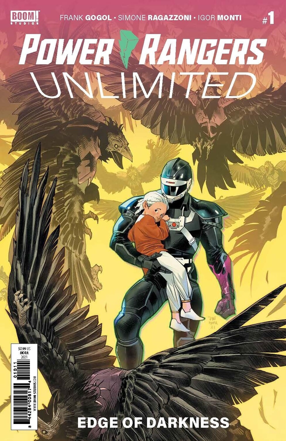 POWER RANGERS UNLTD EDGE DARKNESS #1 CVR A MORA
BOOM! STUDIOS COMICS
(30th June 2021)