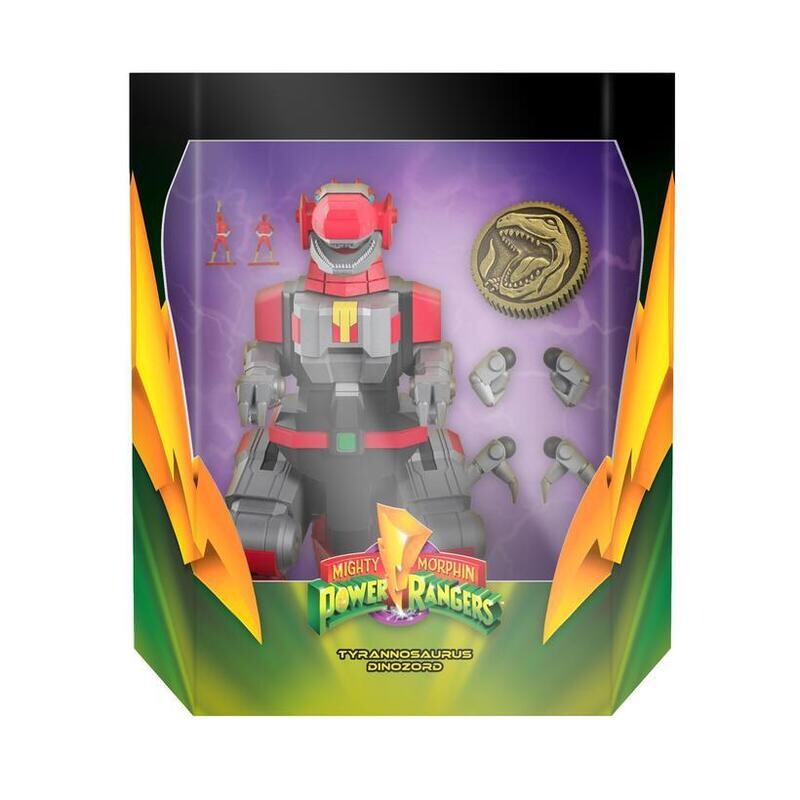 Super7 MMPR Wave 1 Ultimate  TYRANNOSAURUS DINOZORD Figure (Mighty Morphin Power Rangers)