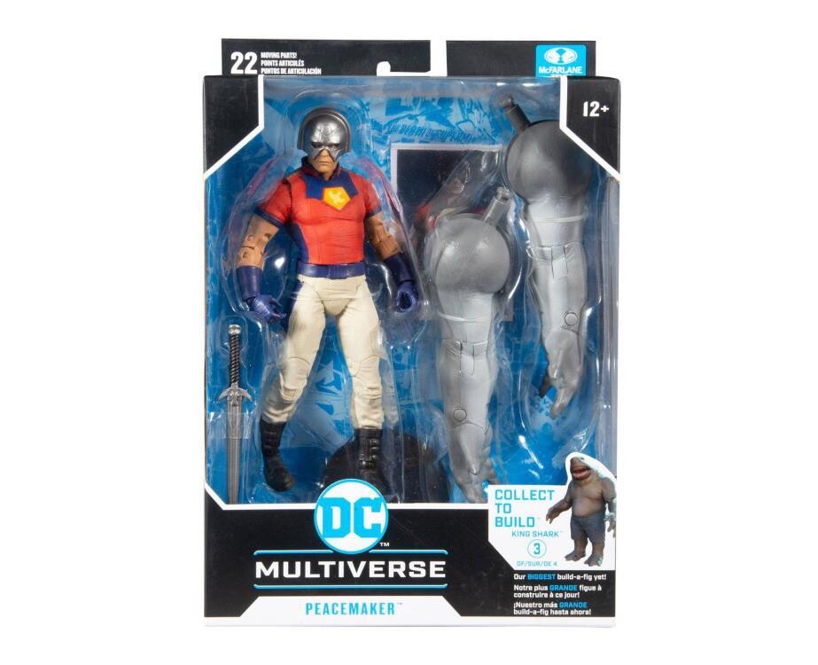 McFarlane Toys - DC Multiverse Collector SUICIDE SQUAD Wave : PEACEMAKER (KING SHARK BAF) McFarlane Toys - DC Multiverse Collector SUICIDE SQUAD Wave : PEACEMAKER (KING SHARK BAF)