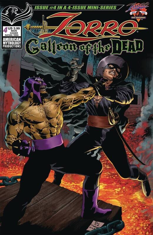 ZORRO GALLEON OF DEAD #4 CVR A MARTINEZ (RES)
AMERICAN MYTHOLOGY COMICS
(7th July 2021)