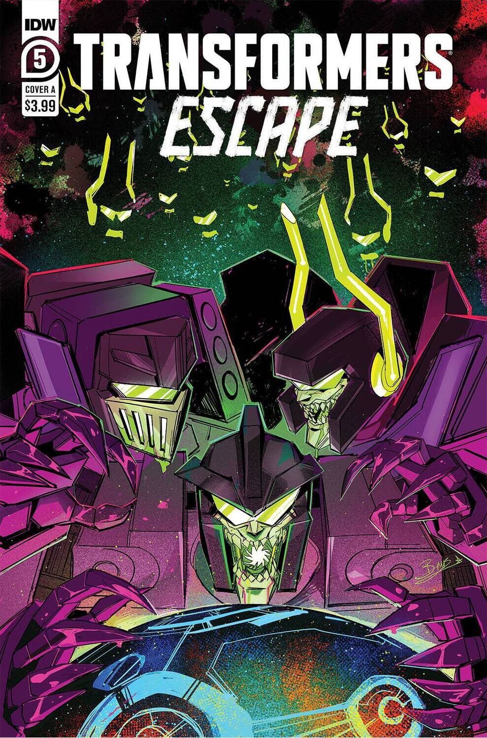 TRANSFORMERS ESCAPE #5 (OF 5) CVR A MCGUIRE-SMITH
IDW COMICS
(7th July 2021)