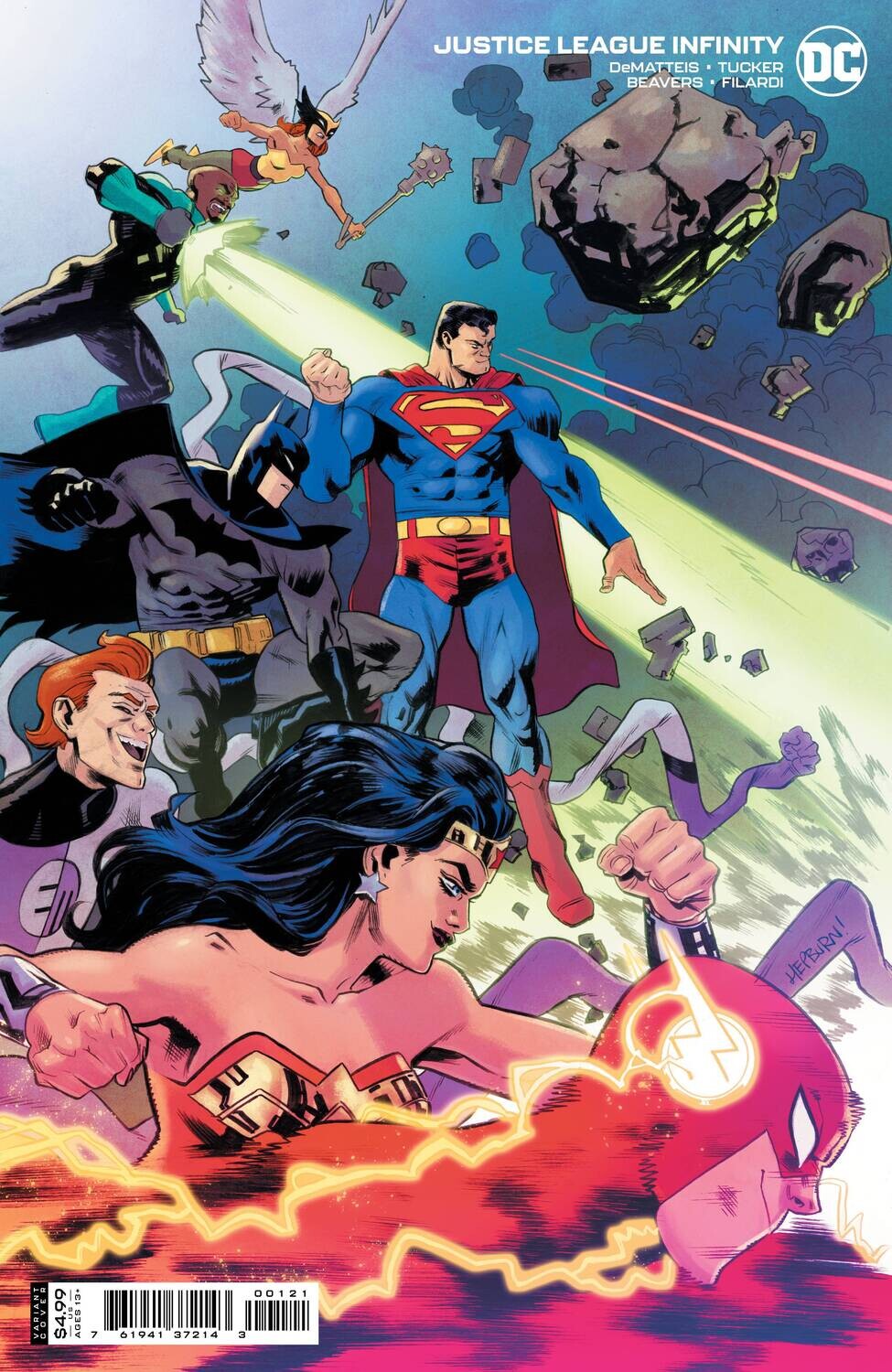 JUSTICE LEAGUE INFINITY #1 CVR B CARDSTOCK HEPBURN VAR
DC COMICS
(7th July 2021)