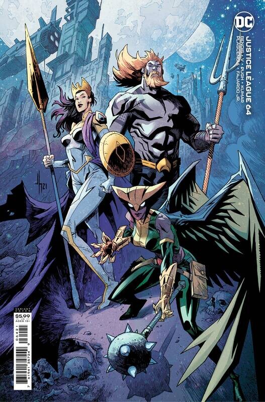 JUSTICE LEAGUE #64 CVR B CARDSTOCK HOWARD VAR
DC COMICS
(7th July 2021)