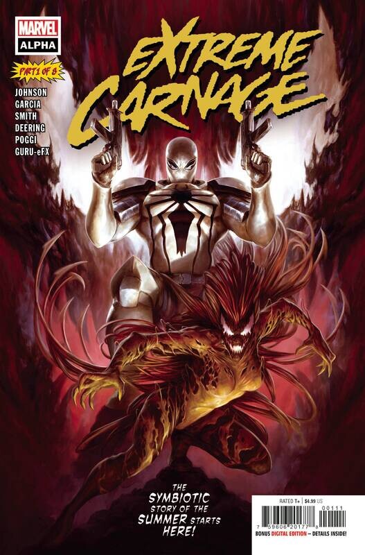 EXTREME CARNAGE ALPHA #1
MARVEL COMICS
(7th July 2021) EXTREME CARNAGE ALPHA #1
MARVEL COMICS
(7th July 2021)