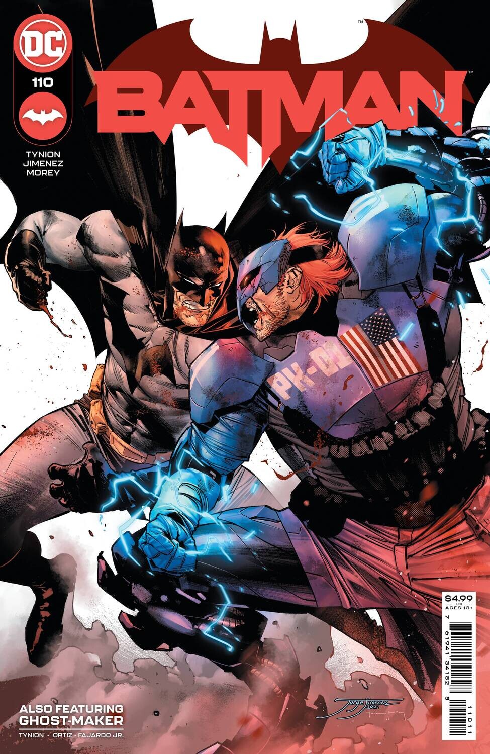 BATMAN #110 CVR A JIMENEZ
DC COMICS
(7th July 2021)