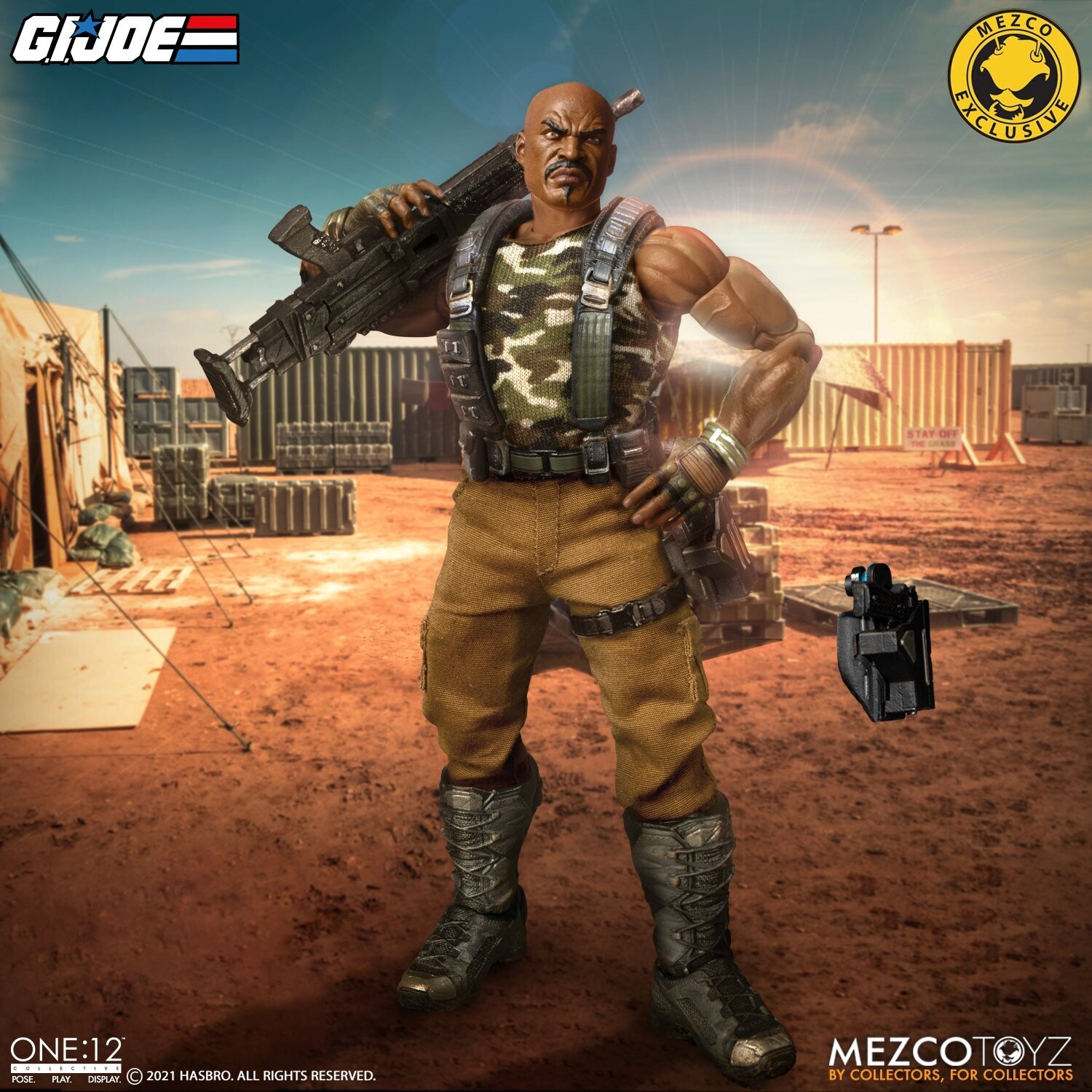MEZCO ONE:12 COLLECTIVE G.I. JOE - ROADBLOCK MEZCO EXCLUSIVE