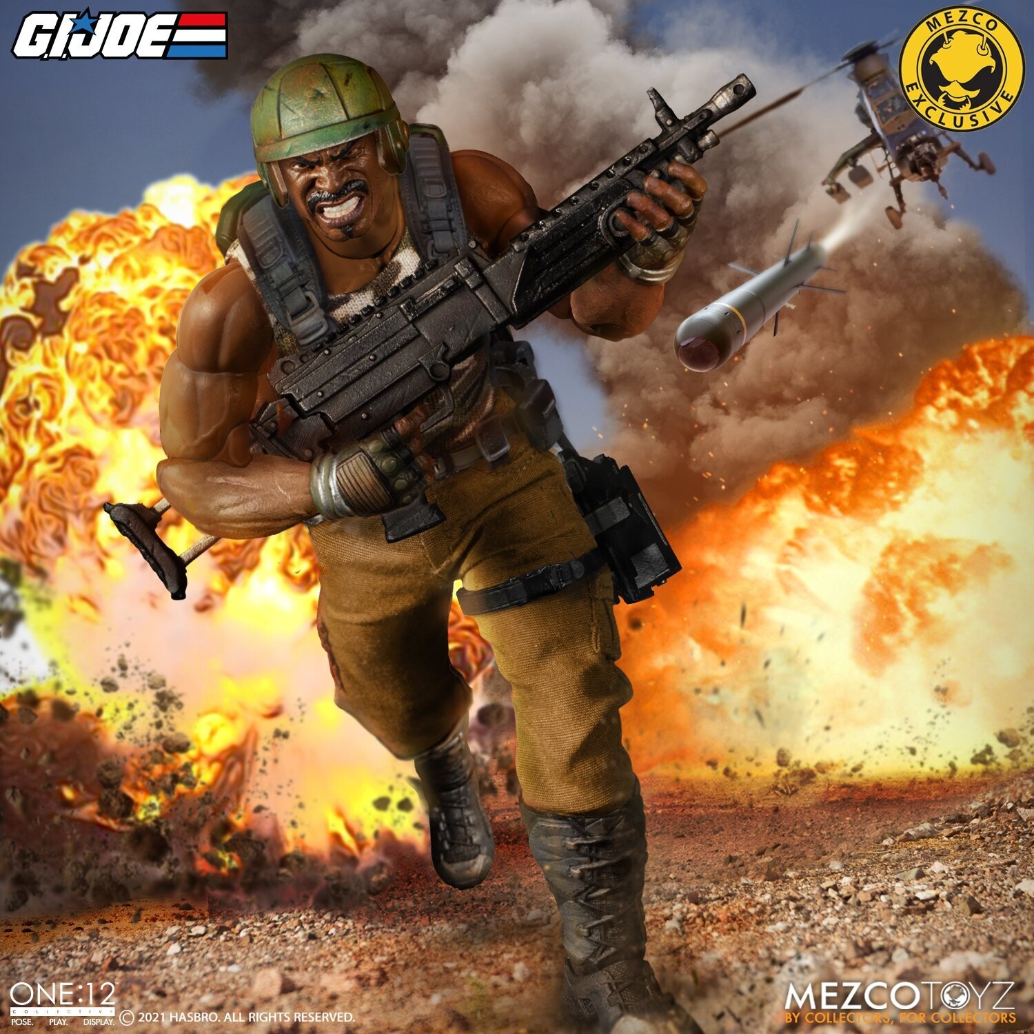 MEZCO ONE:12 COLLECTIVE G.I. JOE - ROADBLOCK MEZCO EXCLUSIVE