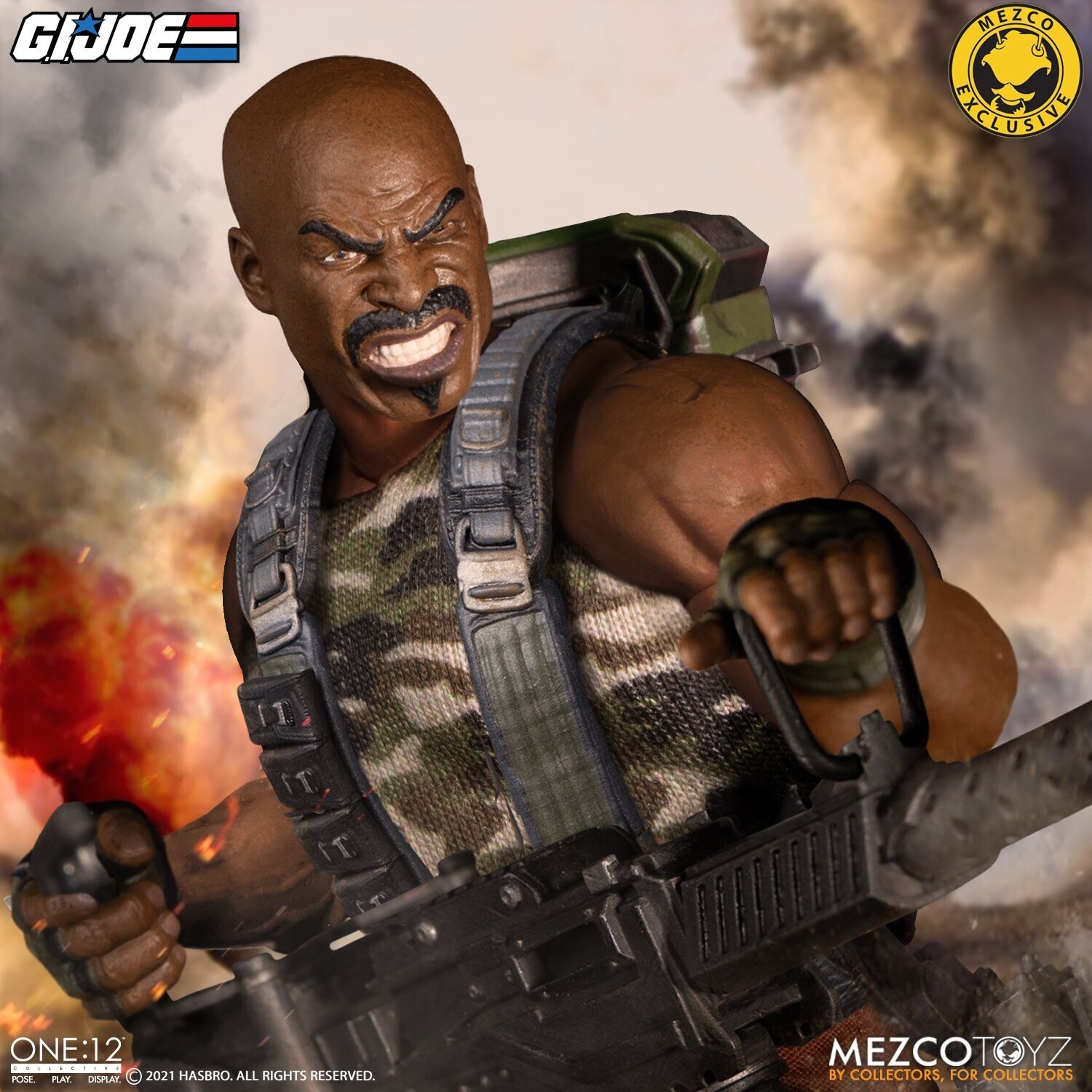MEZCO ONE:12 COLLECTIVE G.I. JOE - ROADBLOCK MEZCO EXCLUSIVE