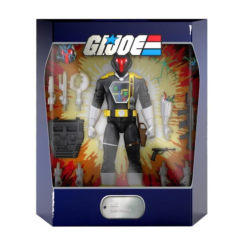 Super7 GI JOE Wave 1 Ultimate  COBRA BAT (B.A.T.) Figure (G.I. JOE)