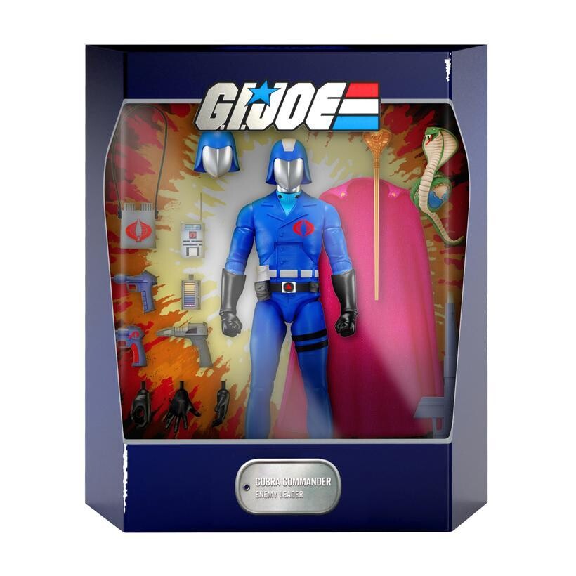 Super7 GI JOE Wave 1 Ultimate COBRA COMMANDER Figure G.I. JOE