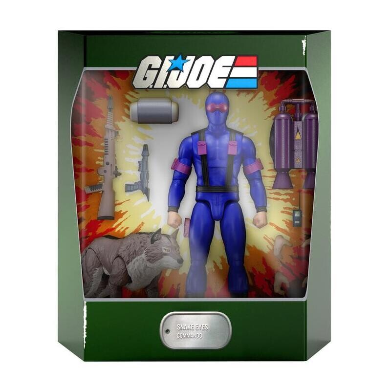 Super7 GI JOE Wave 1 Ultimate SNAKE EYES Figure (G.I. JOE)