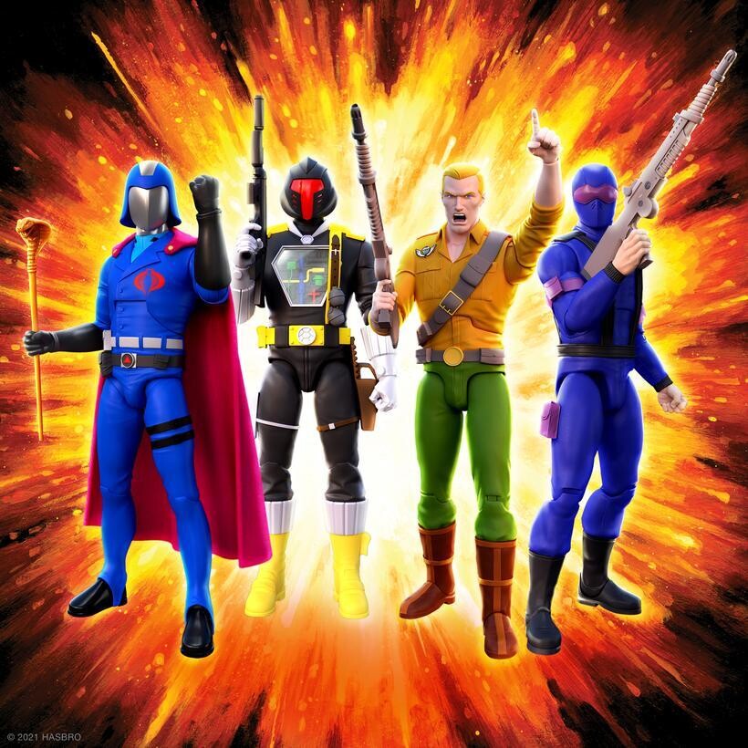 Super7 - GI JOE Wave 1 Ultimate - SET OF 4 Action Figures (G.I. JOE)