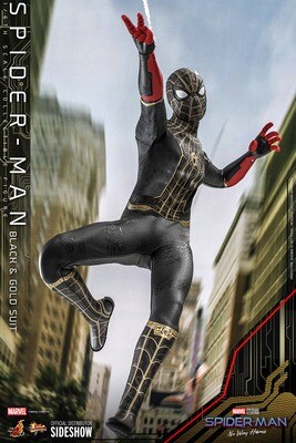 Hot Toys Spider-Man No Way Home: Black and Gold Suit