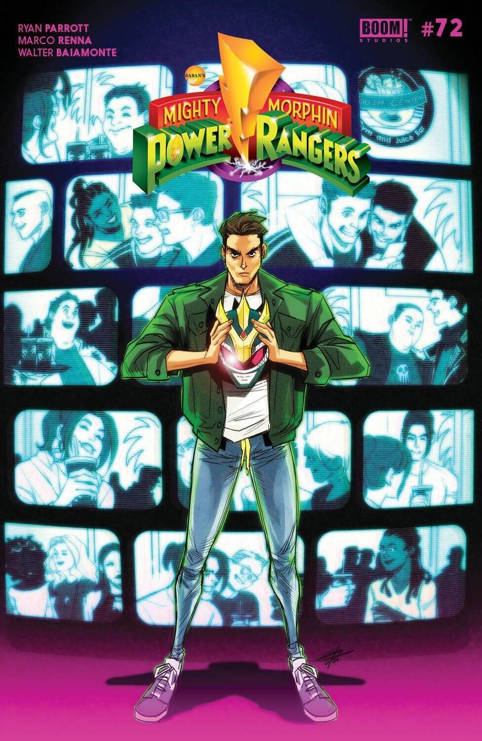 MIGHTY MORPHIN #9 CVR B LEGACY VAR CARLINI 
BOOM! STUDIOS COMICS
(21st July 2021)