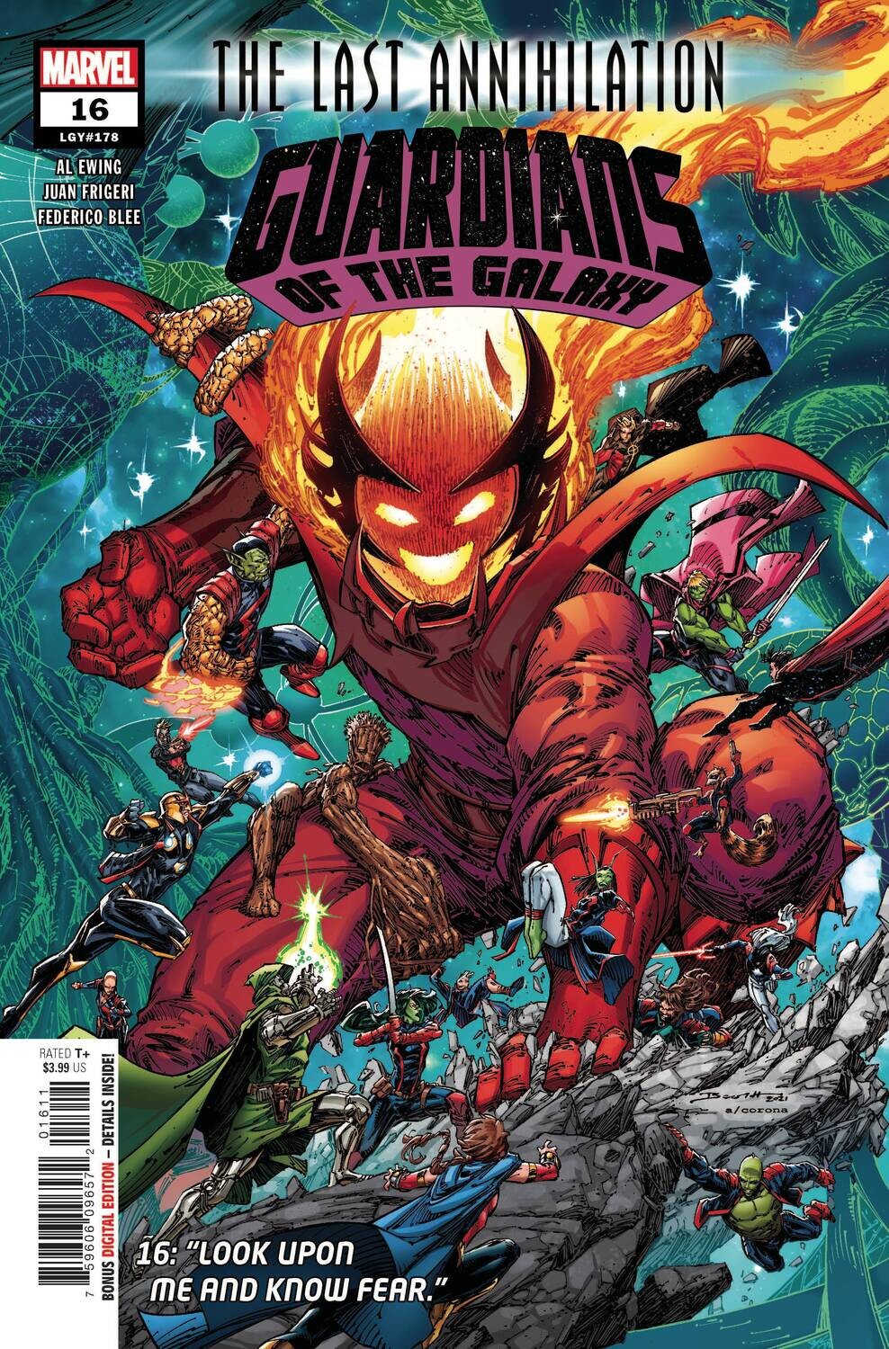 GUARDIANS OF THE GALAXY #16 ANHL
MARVEL COMICS
(21st July 2021)