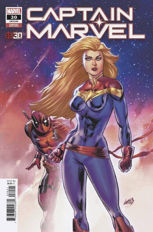 CAPTAIN MARVEL #30 LIEFELD DEADPOOL 30TH VAR
MARVEL COMICS
(21st July 2021)