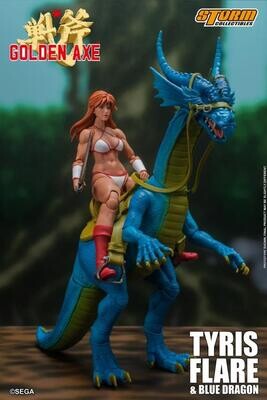 STORM COLLECTIBLES Golden Axe Tyris Flare and Blue Dragon 1/12 Scale Figure