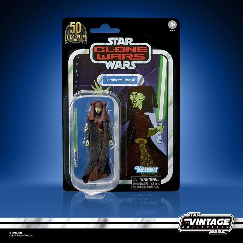 **DAMAGED PACKAGING ONLY** Star Wars The Vintage Collection 3.75" Luminara Unduli (Star Wars: Clone Wars)