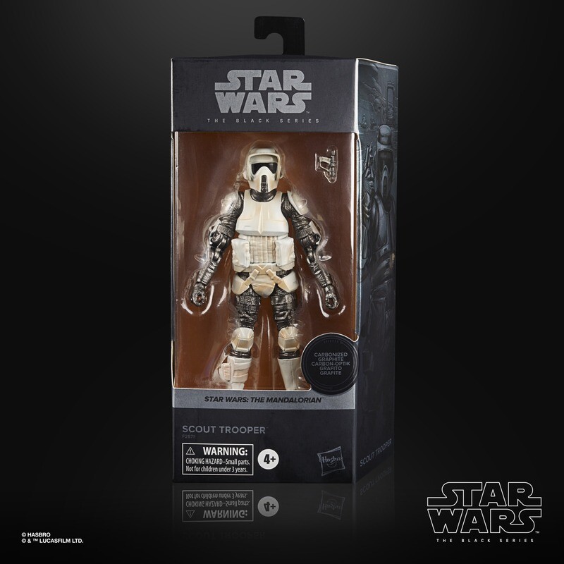 **DAMAGED BOX ONLY** Star Wars The Black Series 6" Carbonized Collection Scout Trooper