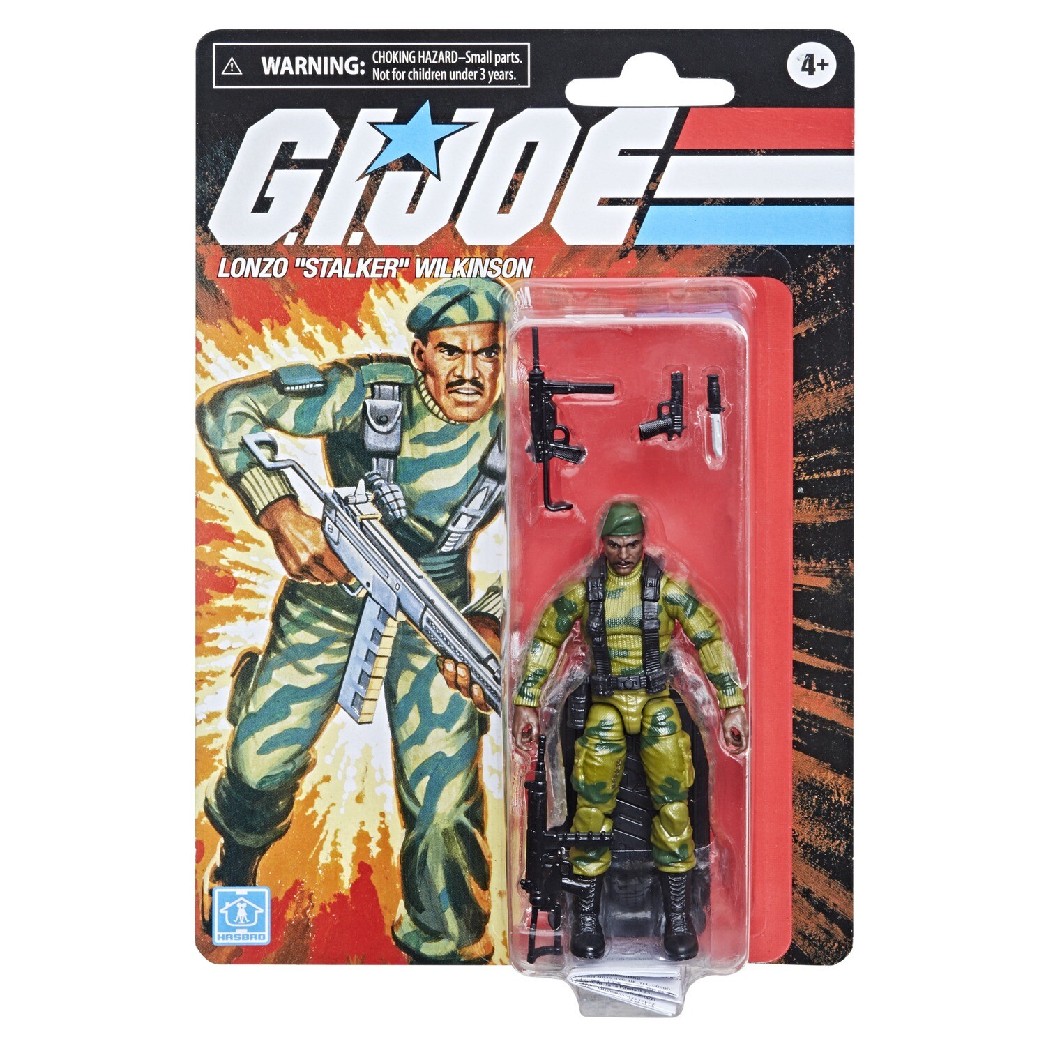 HASBRO GI JOE RETRO COLLECTION WAVE 4 - LONZO "STALKER" WILKINSON
