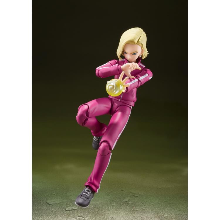 Bandai S.H. Figuarts Dragon Ball  Android 18 (Universe Survival Saga) Exclusive Figure