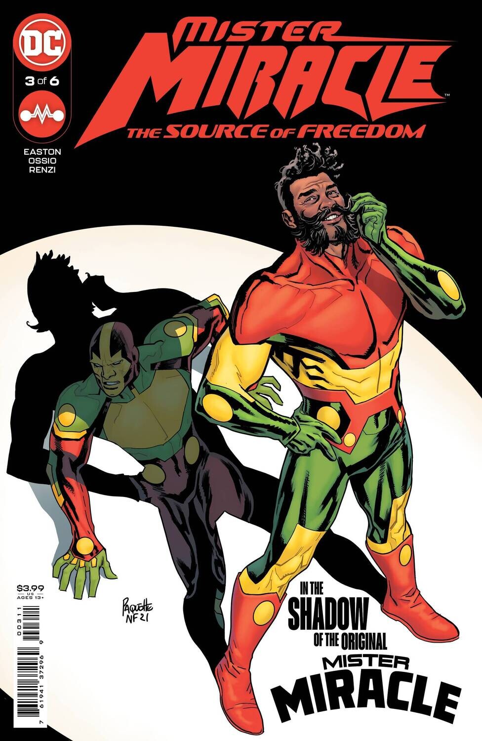 MISTER MIRACLE SOURCE OF FREEDOM #3 CVR A PAQUETTE
DC COMICS
(28th July 2021)
