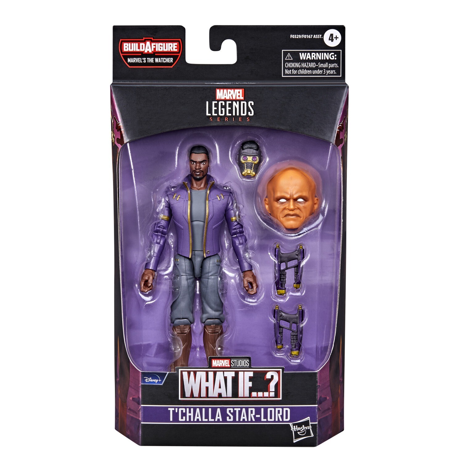 Marvel Legends 6" Disney Plus Wave 2 T'Challa Star Lord (THE WATCHER BAF)