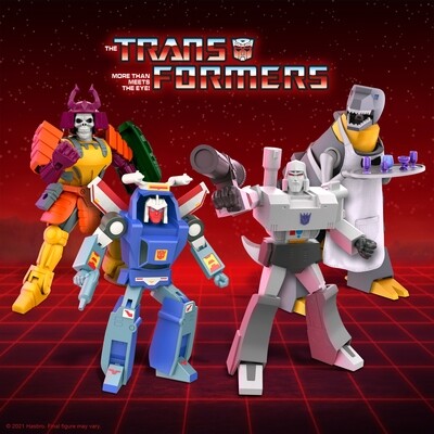 Super7 Transformers ULTIMATES! Wave 2 - Set of 4 7" Scale Action Figures