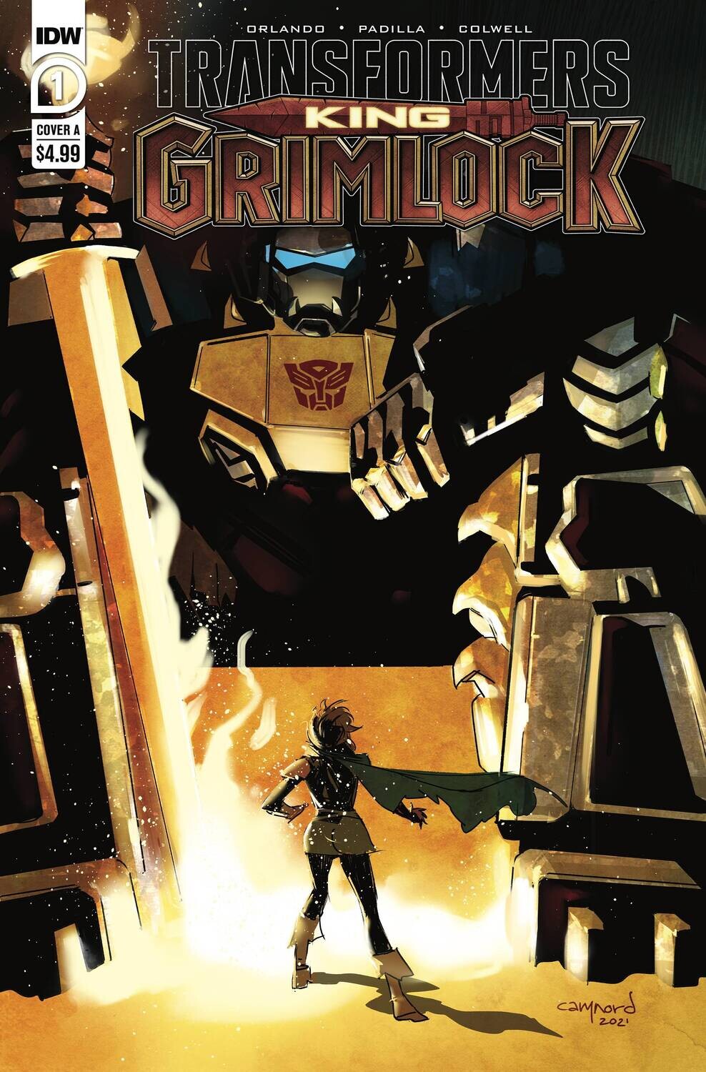 TRANSFORMERS KING GRIMLOCK #1 (OF 5) CVR A NORD IDW COMICS (4th August 2021)