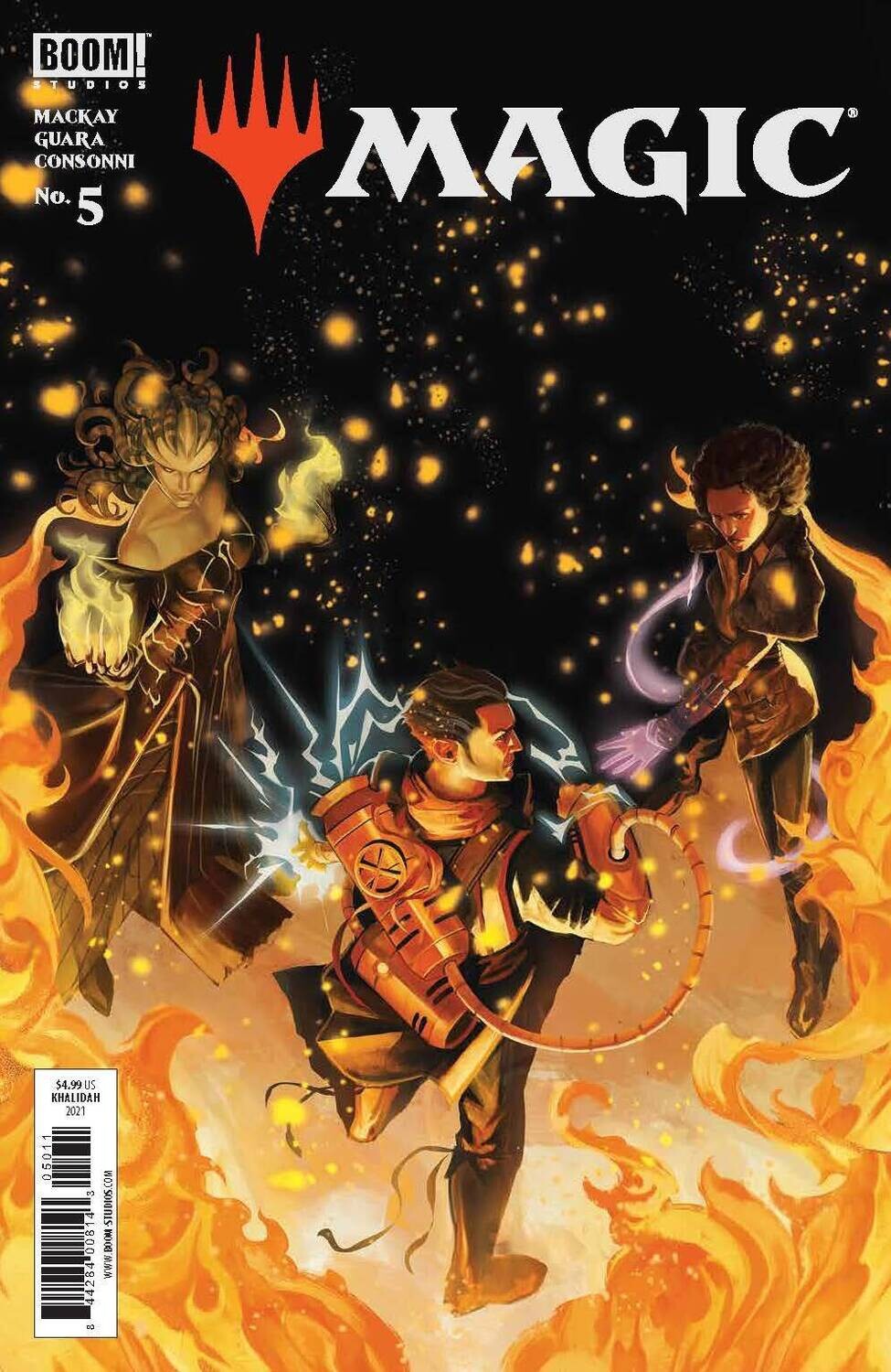 MAGIC THE GATHERING (MTG) #5 CVR A KHALIDAH
BOOM! STUDIOS COMICS
(4th August 2021)