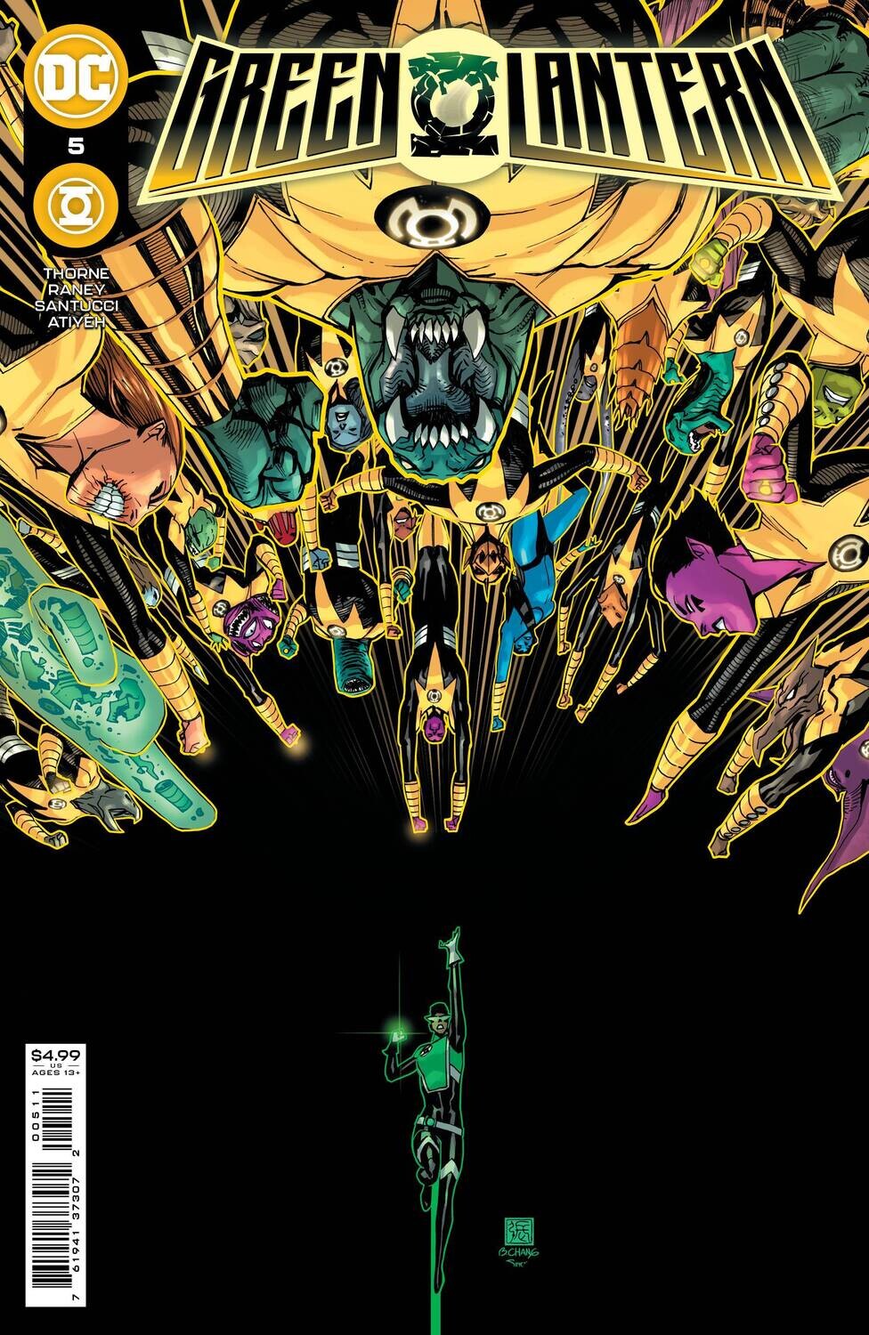 GREEN LANTERN #5 CVR A
DC COMICS
(4th August 2021)