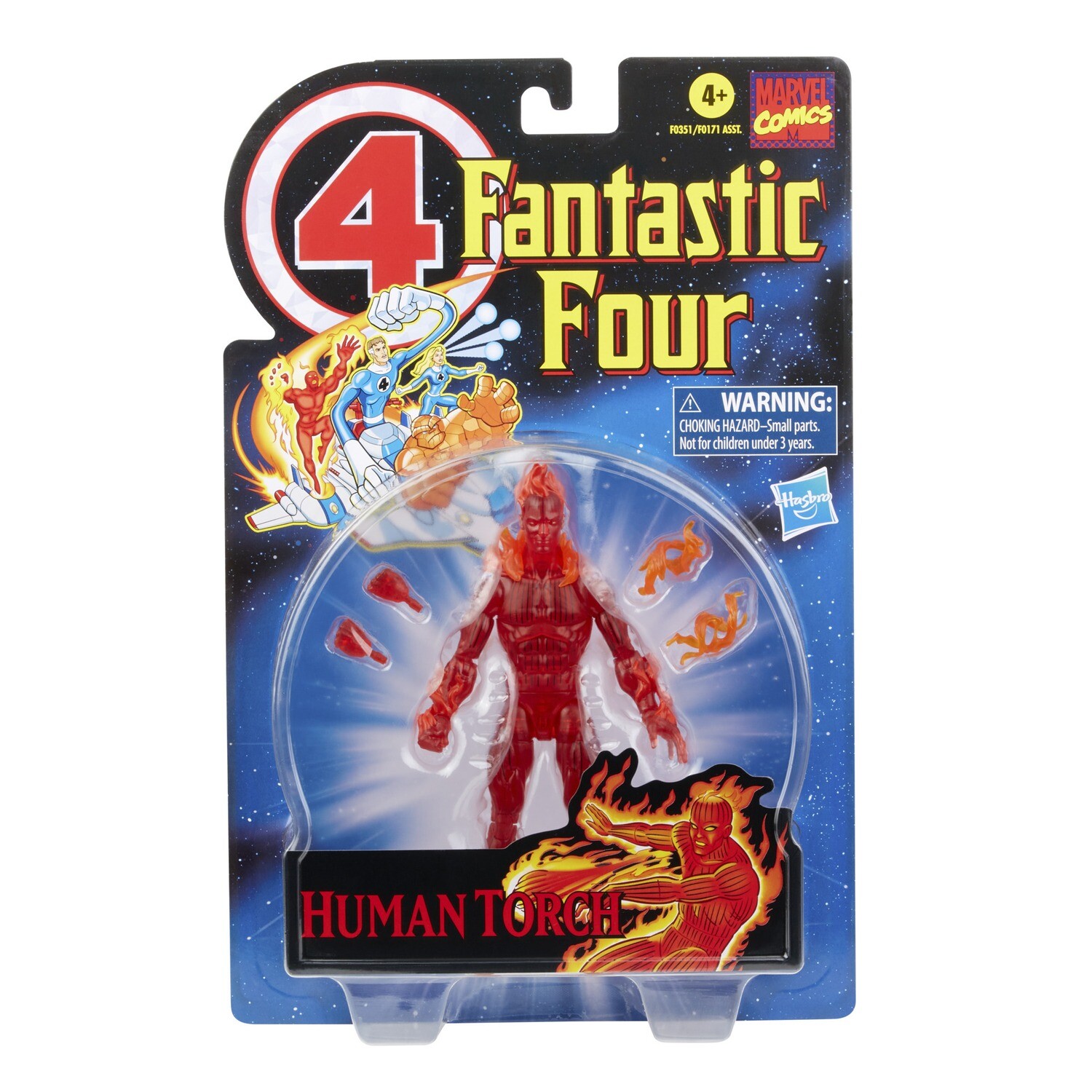 Marvel Legends 6" Retro Fantastic Four Wave The Human Torch