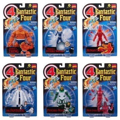 Marvel Legends 6" Retro Fantastic Four Wave - Set of 6