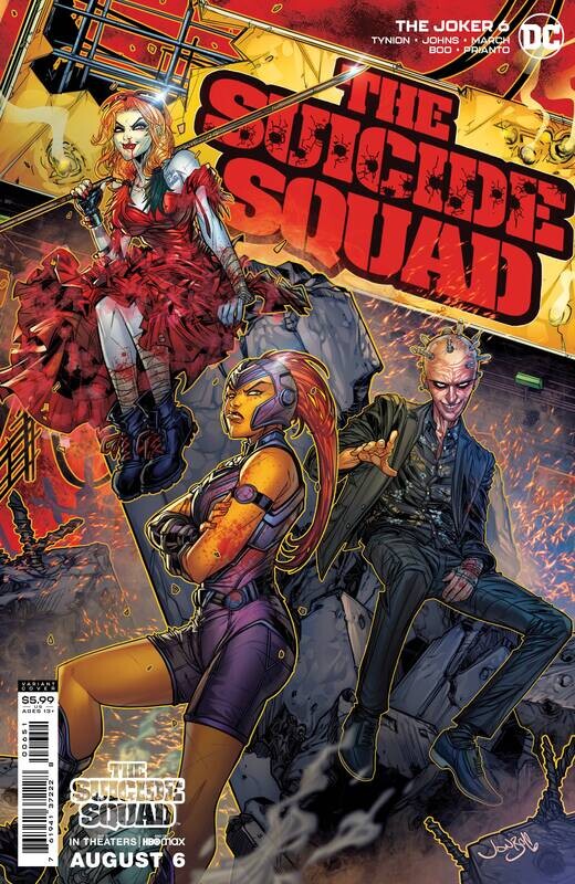 JOKER #6 CVR E SUICIDE SQUAD MOVIE VAR
DC COMICS
(11th August 2021)