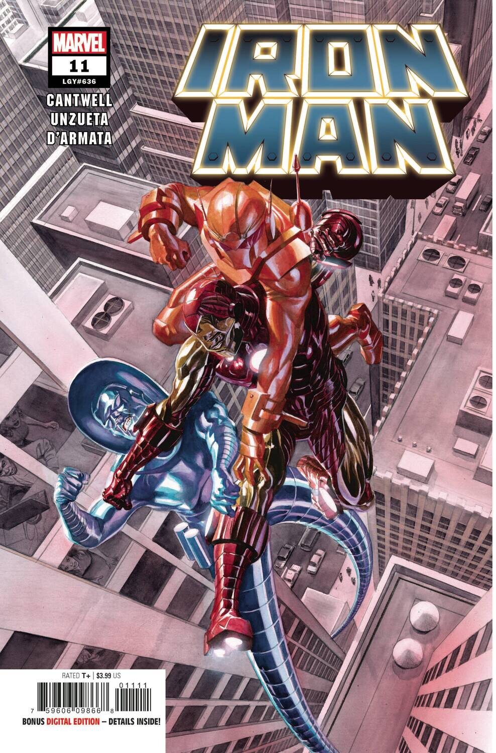 IRON MAN #11
MARVEL COMICS
(18th August 2021)