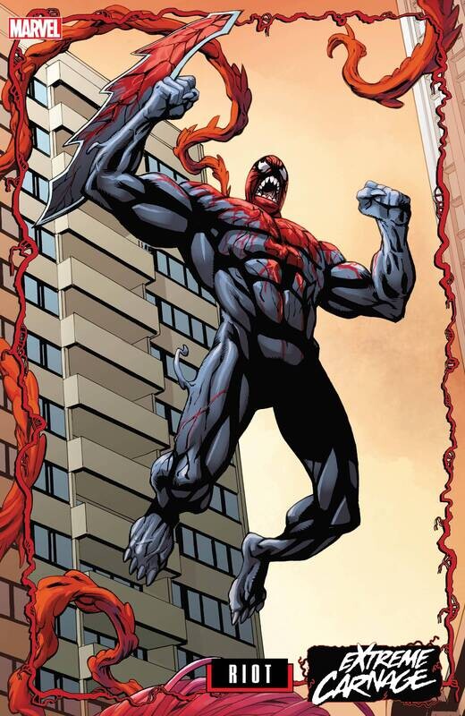 EXTREME CARNAGE RIOT #1 JOHNSON CONNECTING VAR
MARVEL COMICS
(25th August 2021) EXTREME CARNAGE RIOT #1 JOHNSON CONNECTING VAR
MARVEL COMICS
(25th August 2021)