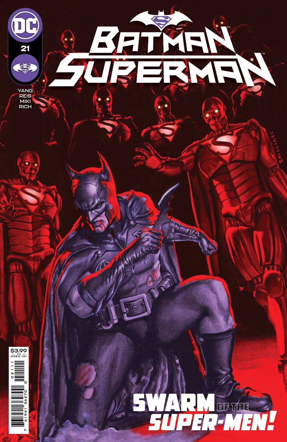 BATMAN SUPERMAN #21 CVR A
DC COMICS
(25th August 2021)