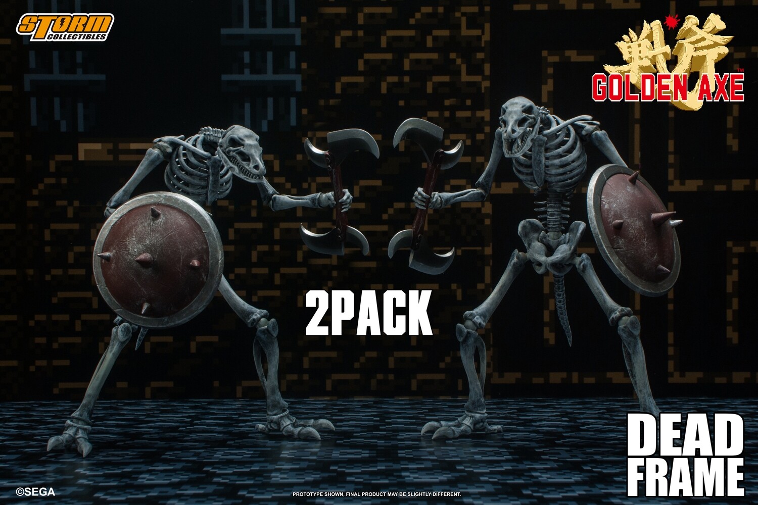STORM COLLECTIBLES Golden Axe Dead Frame 2-Pack 1/12 Scale Figure