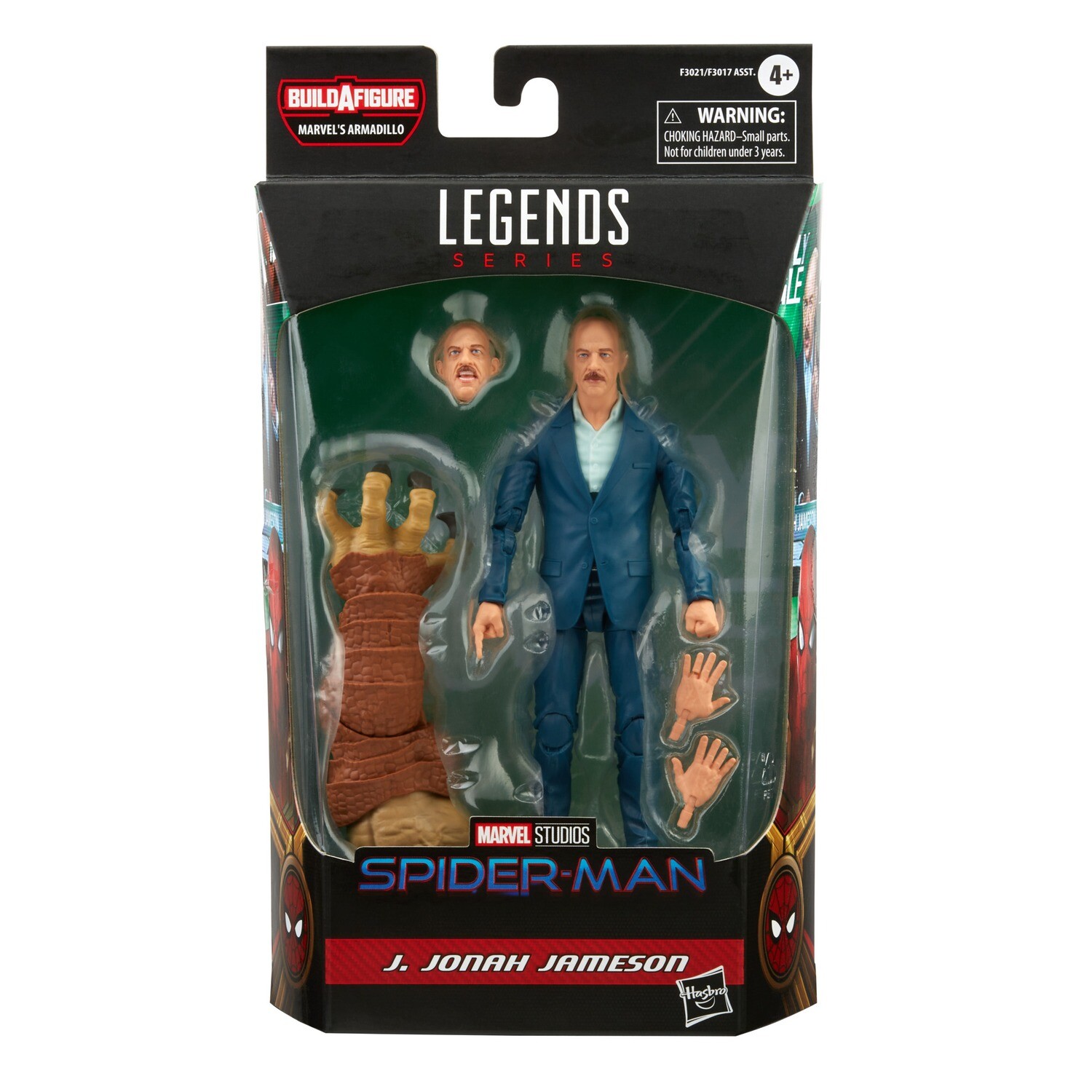 Marvel Legends 6" Spider-Man NO WAY HOME WAVE 1: J JONAH JAMESON (ARMADILLO BAF)
