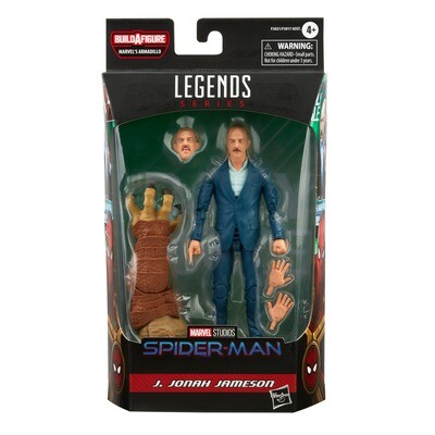 Marvel Legends 6" Spider-Man NO WAY HOME WAVE 1: J JONAH JAMESON (ARMADILLO BAF)